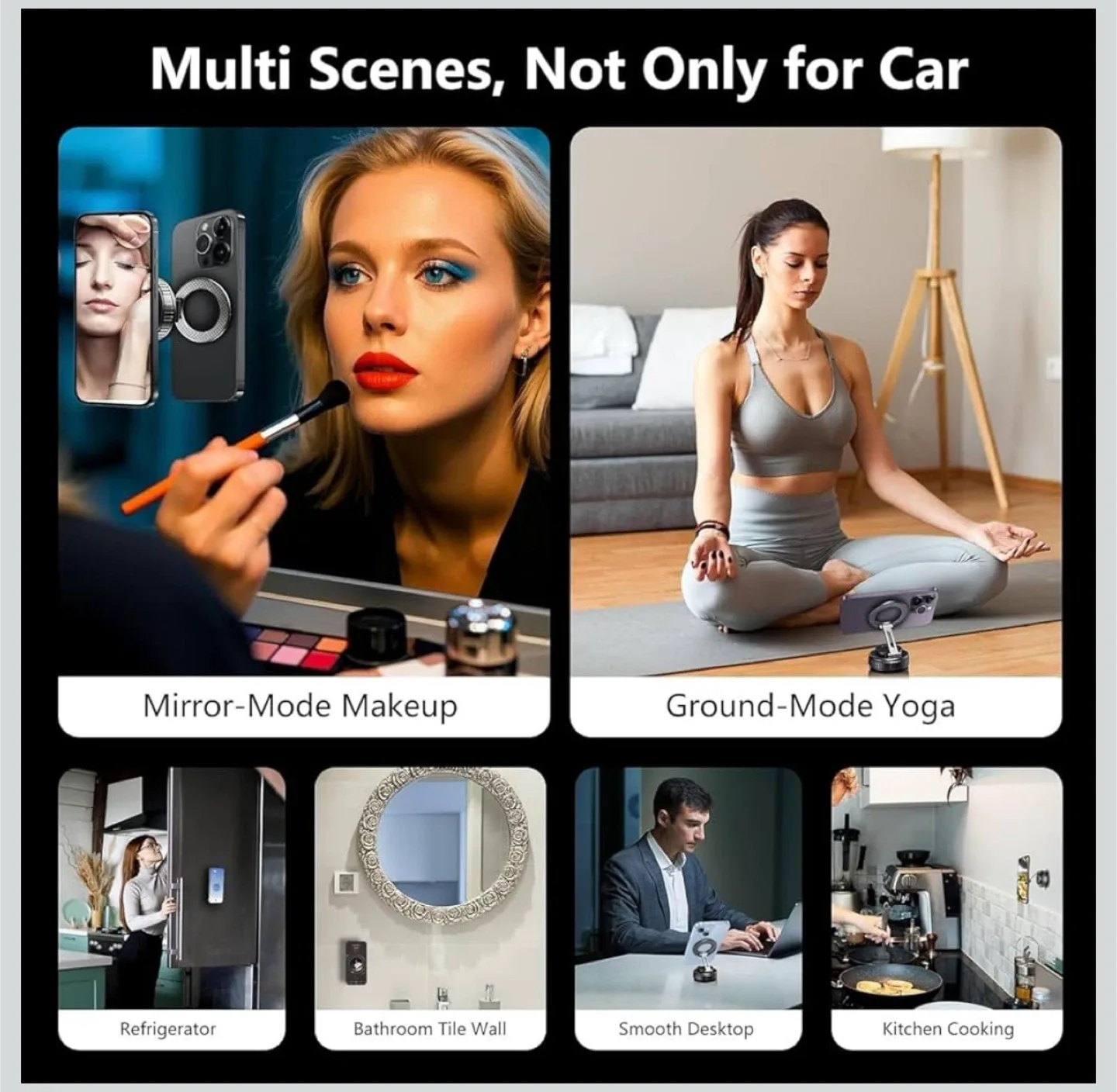 Wigfar N52 Magnetic Car Phone Holder image indicator(7)