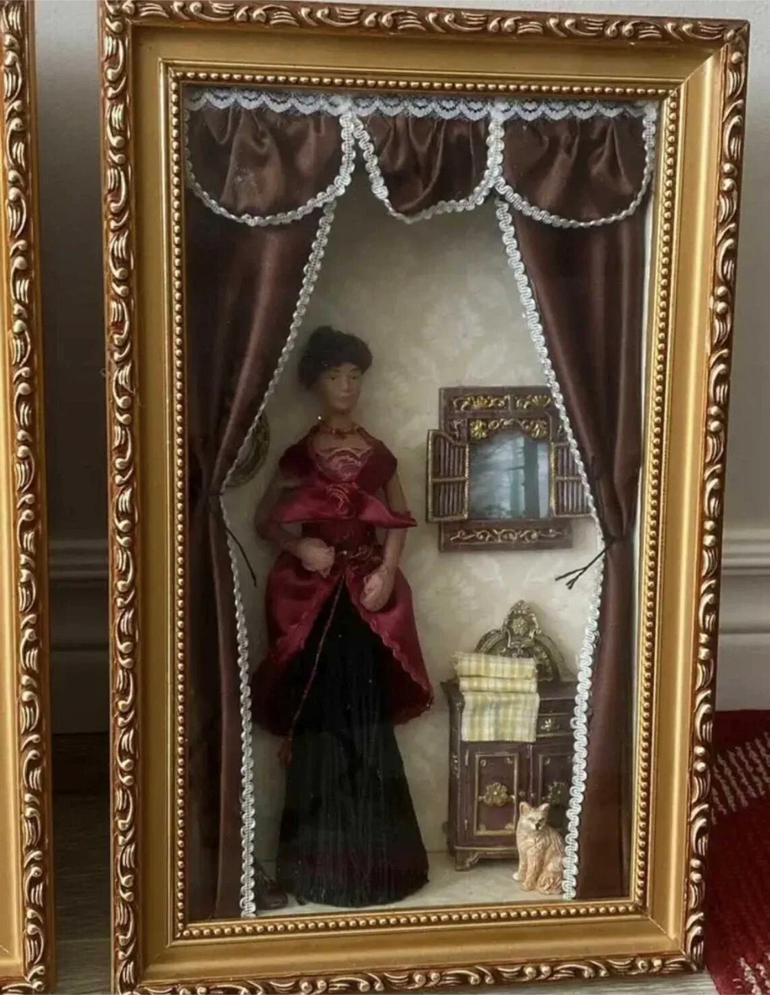 Framed Doll Shadow Boxes - Set of 3 image indicator(4)