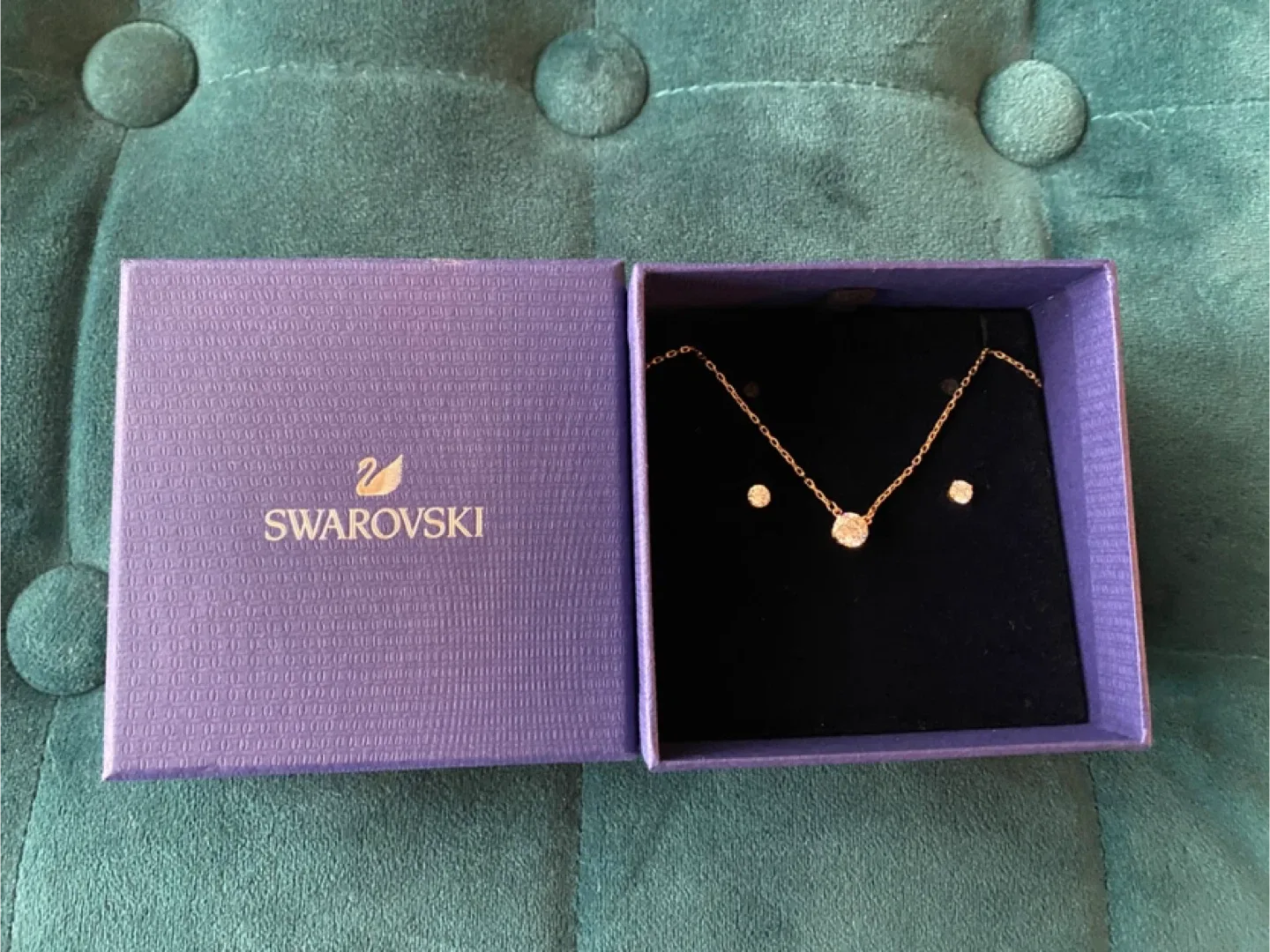 Swarovski Rose Gold plated set