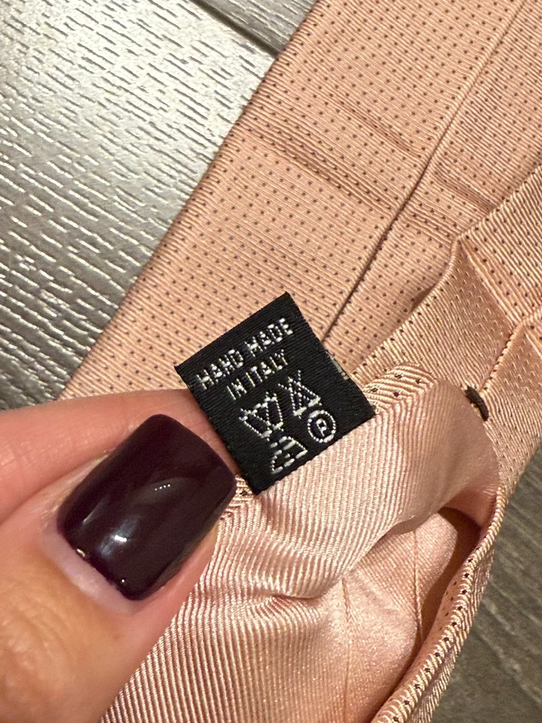 Patek Philippe limited edition 2019 Silk Tie - Peach image indicator(5)