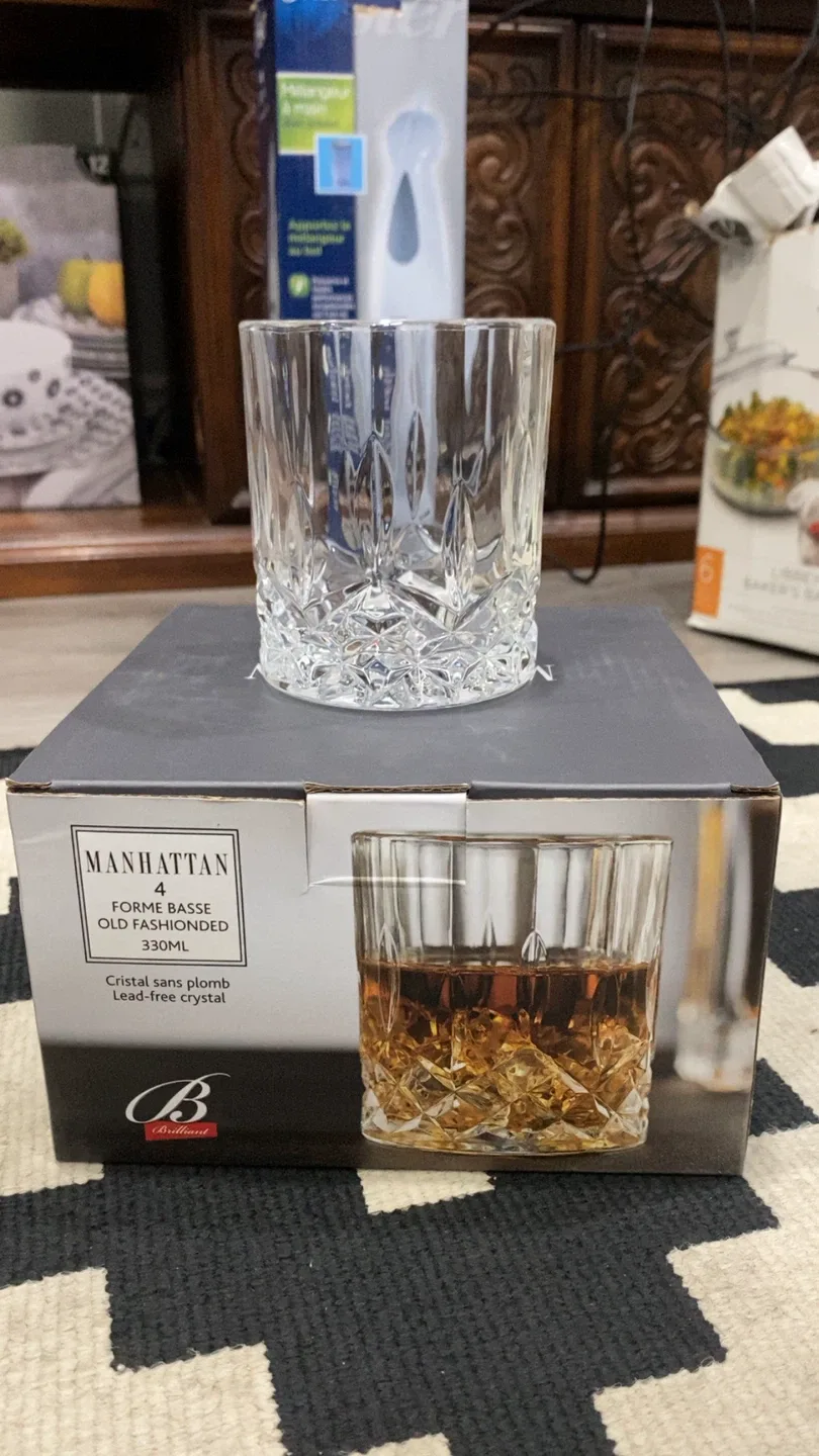 Brilliant Manhattan Old Fashioned Glasses thumbnail