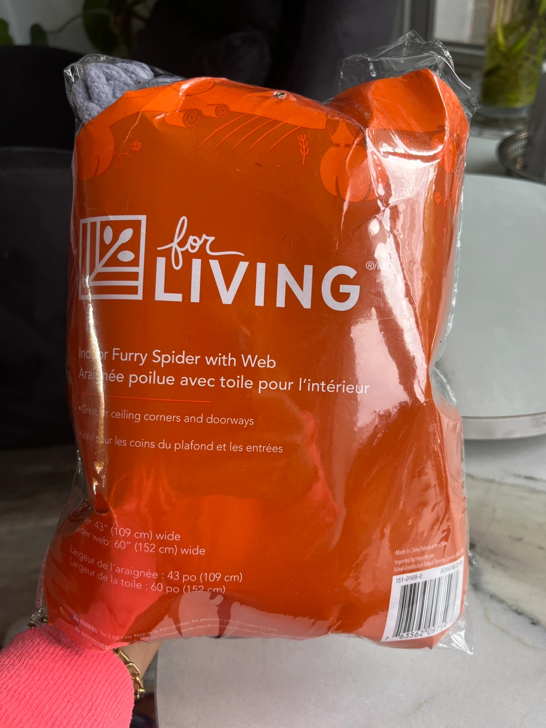 For Living Indoor Furry Spider with Web (New) - photo 2