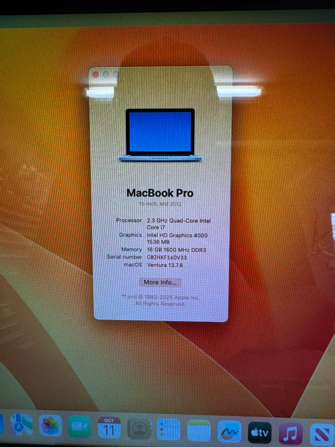 Apple MacBook Pro 15-inch, Mid 2012 - photo 3