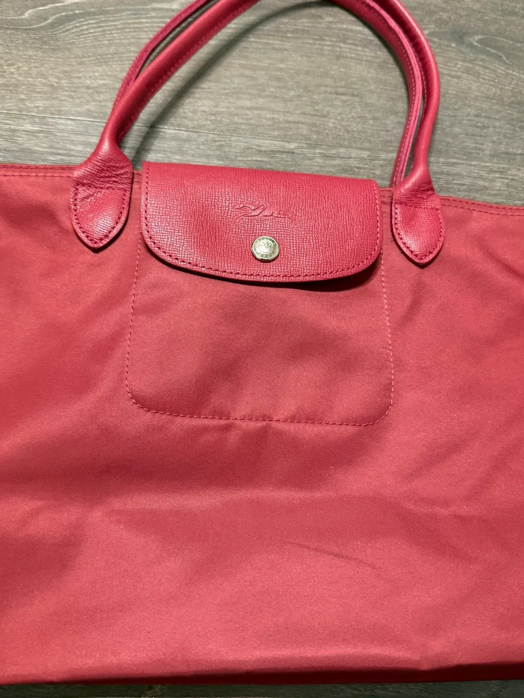 Longchamp Paris Le Pliage Tote Bag - dark pink image indicator(2)