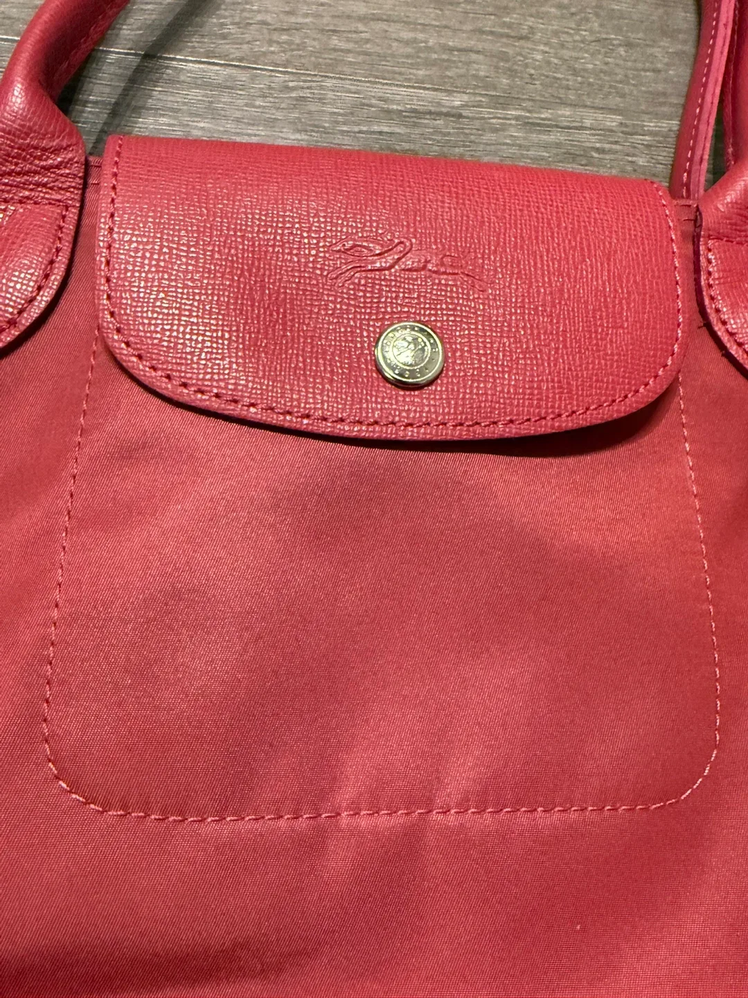 Longchamp Paris Le Pliage Tote Bag - dark pink image indicator(4)