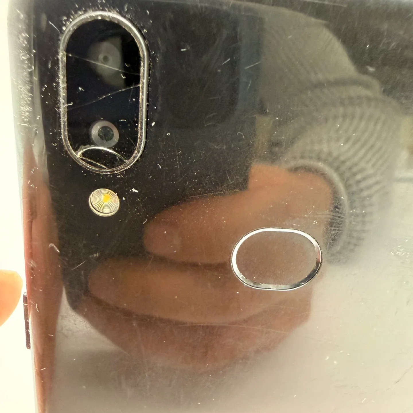 Samsung Galaxy A10s 32GB Camera Frame Cracked-Works Great image indicator(3)