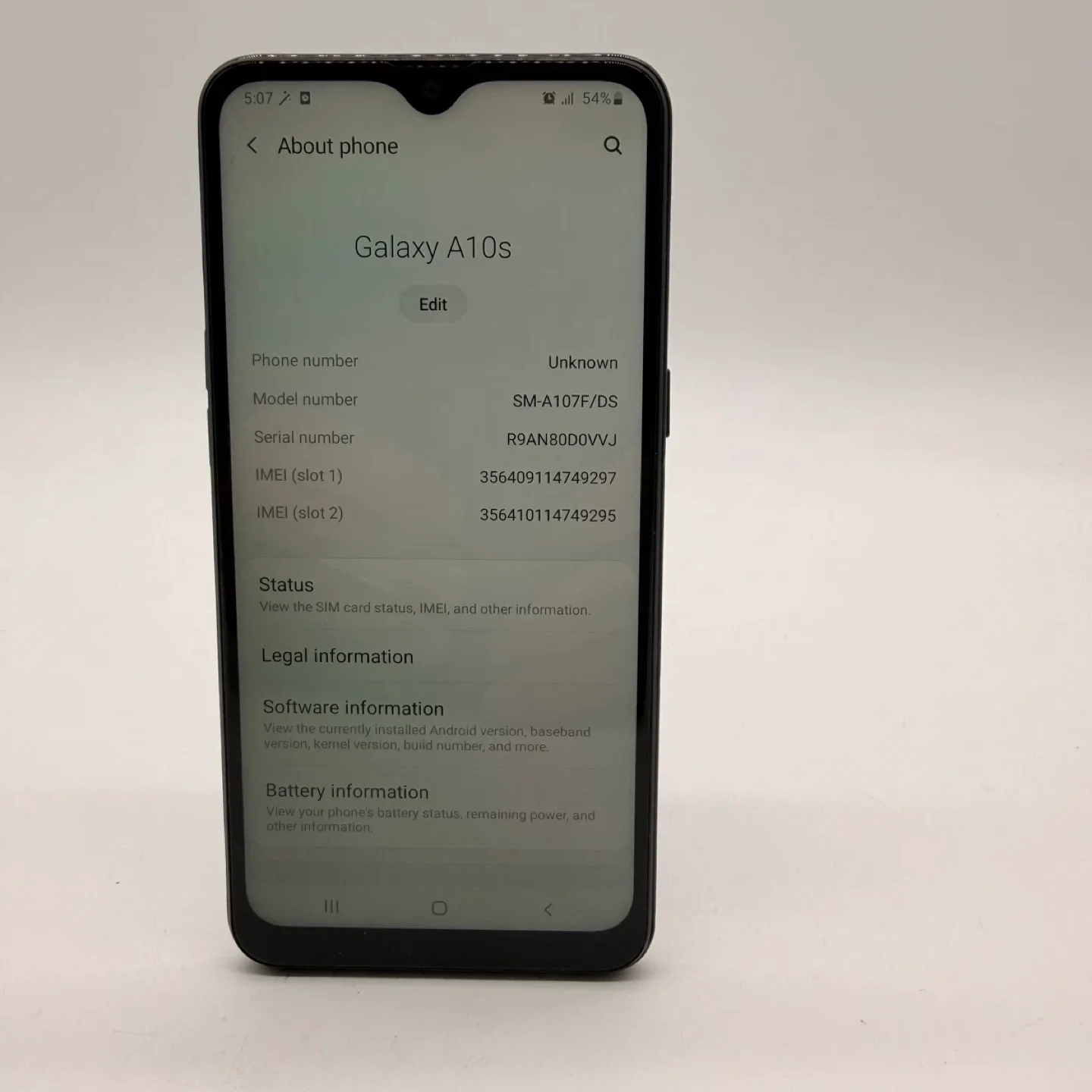 Samsung Galaxy A10s 32GB Camera Frame Cracked-Works Great image indicator(4)