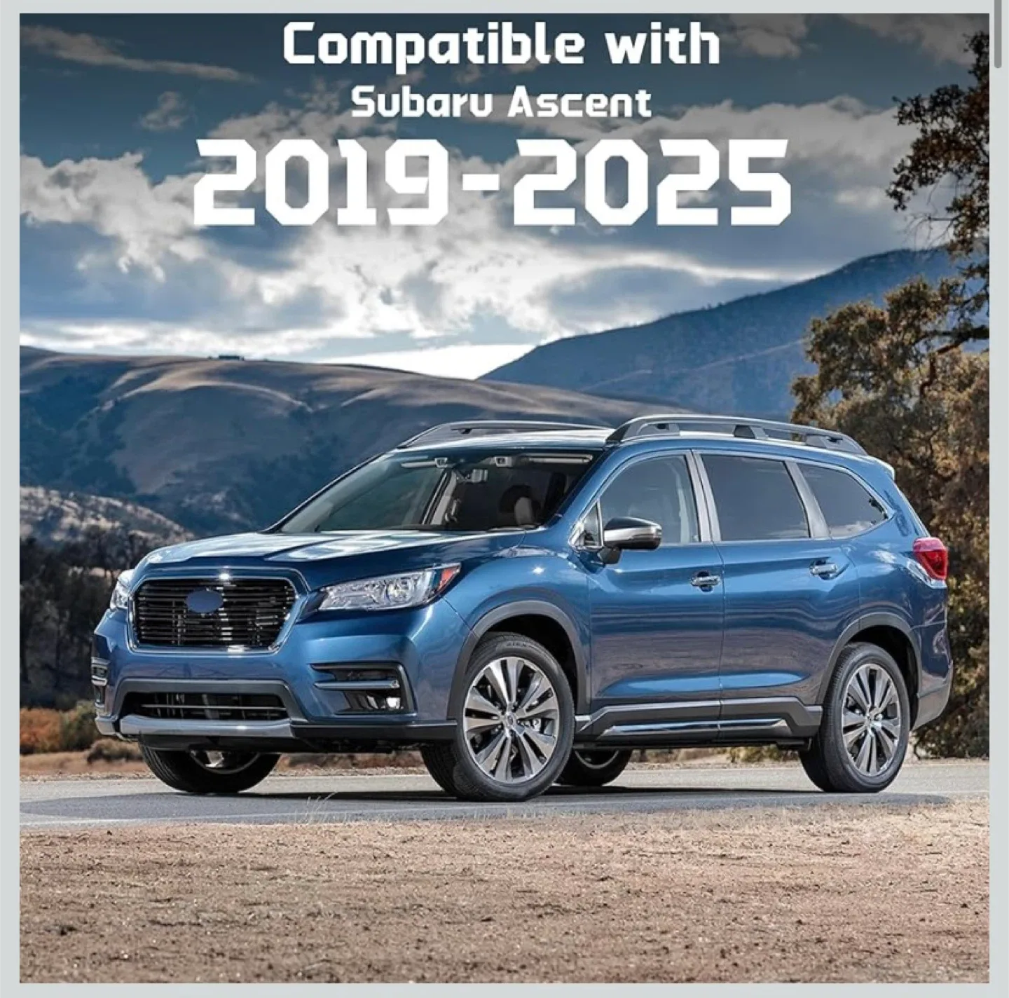 New Roof Rack Cross Bars for 2019-2025 Subaru Ascent with Lock image indicator(2)