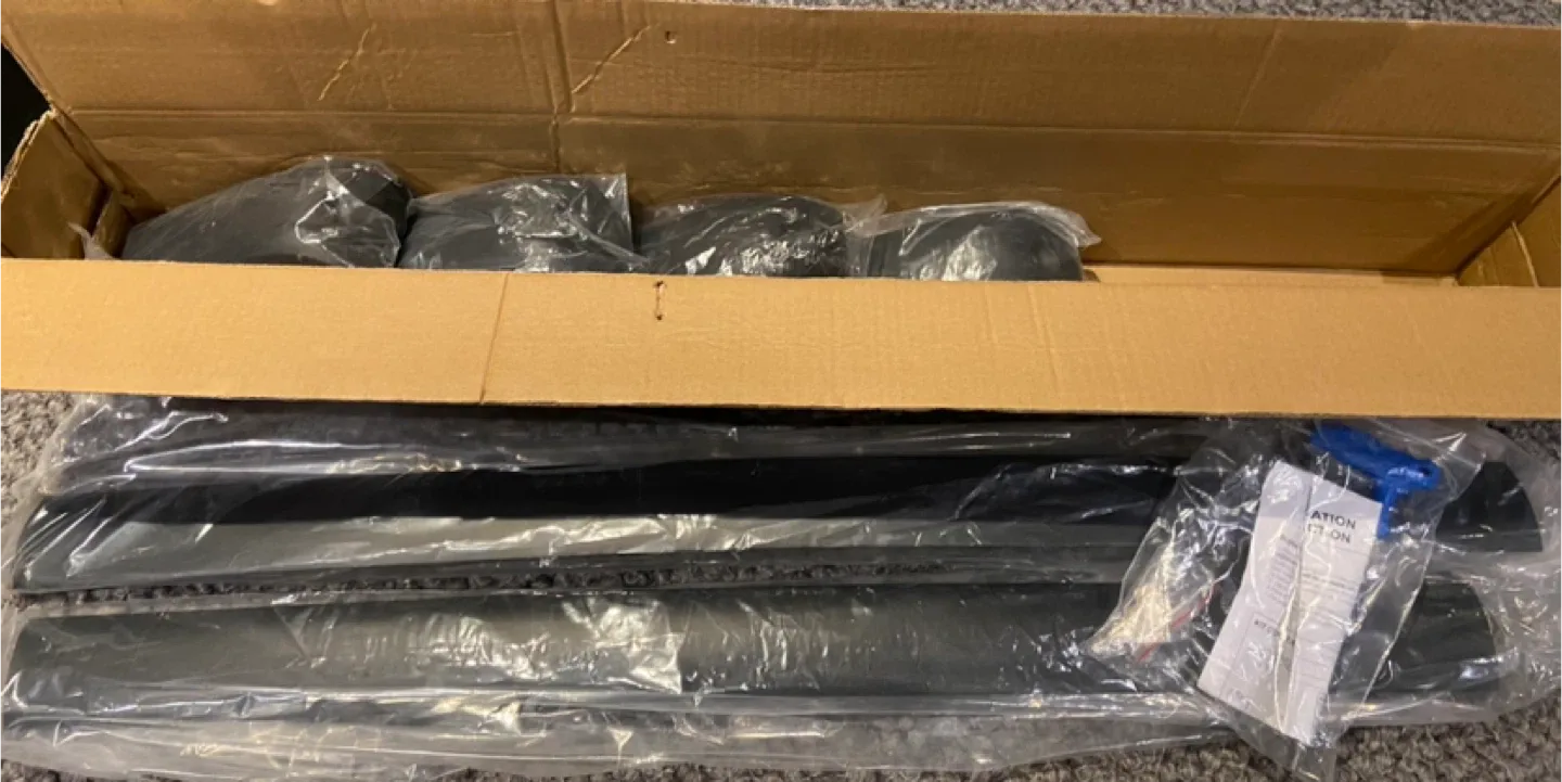 New Roof Rack Cross Bars for 2019-2025 Subaru Ascent with Lock image indicator(7)