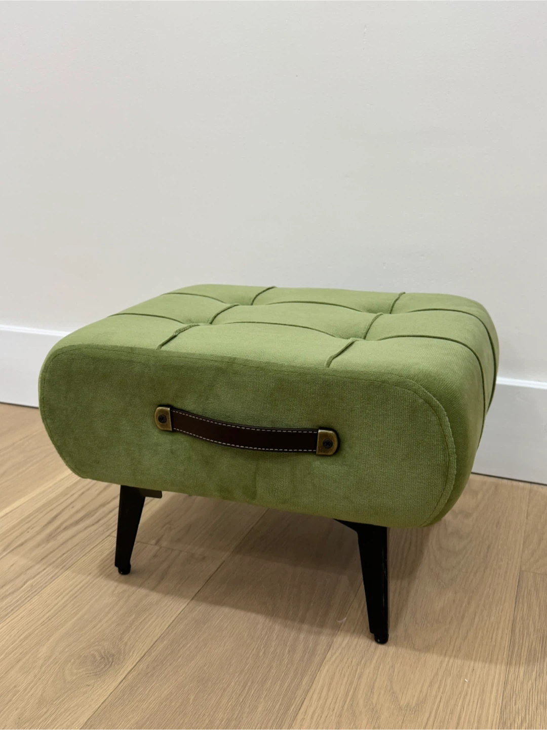 Matcha Velvet Ottoman Footstool (41x34x25cm) - photo 4
