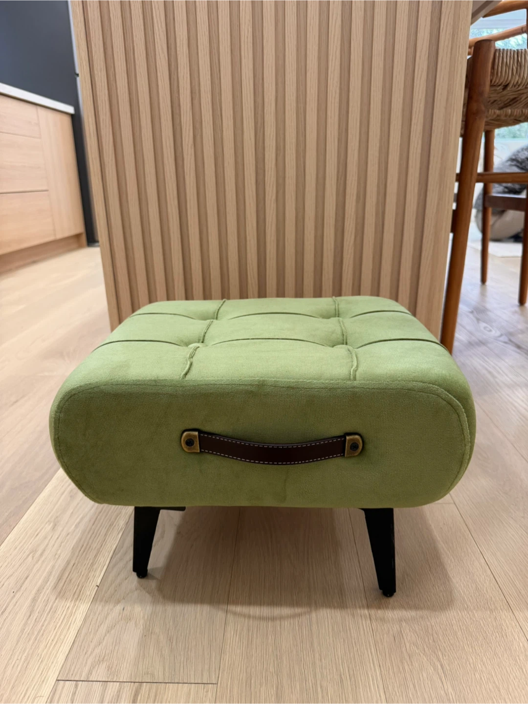 Matcha Velvet Ottoman Footstool (41x34x25cm) - photo 5