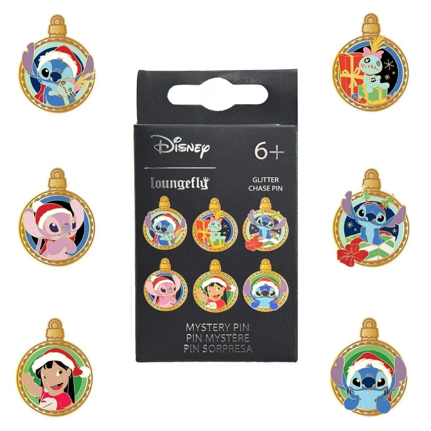 Disney Loungefly Stitch Christmas Mystery Pin