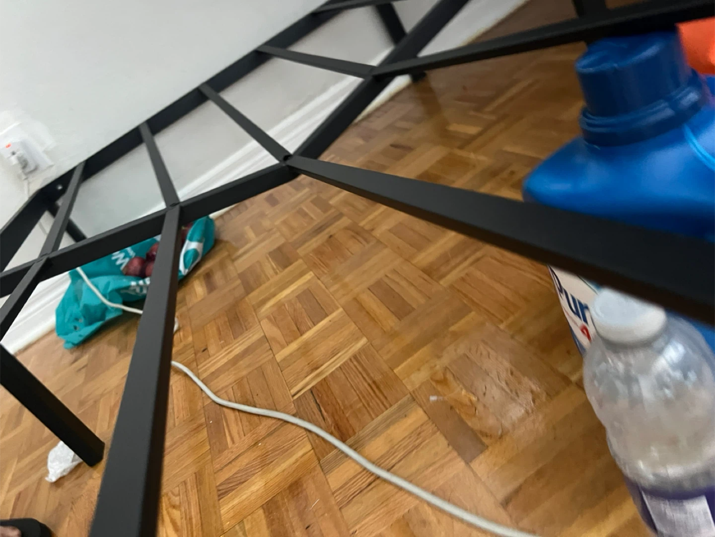 Queen Black Metal Bed Frame - photo 3