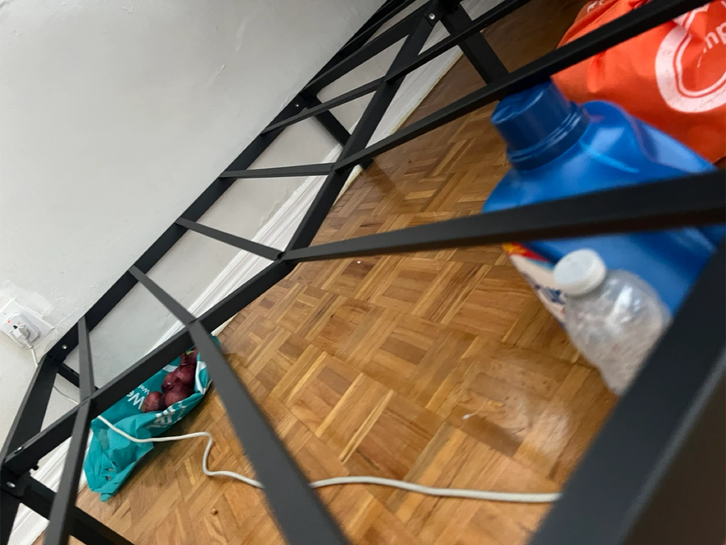 Queen Black Metal Bed Frame - photo 4