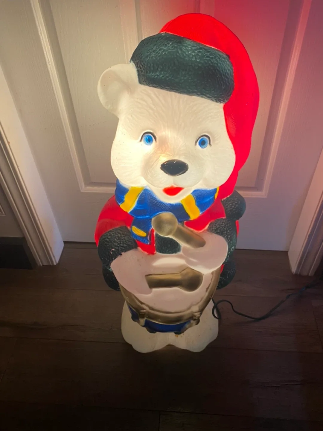 3 Vintage Christmas Blow Mold Decorations image indicator(6)