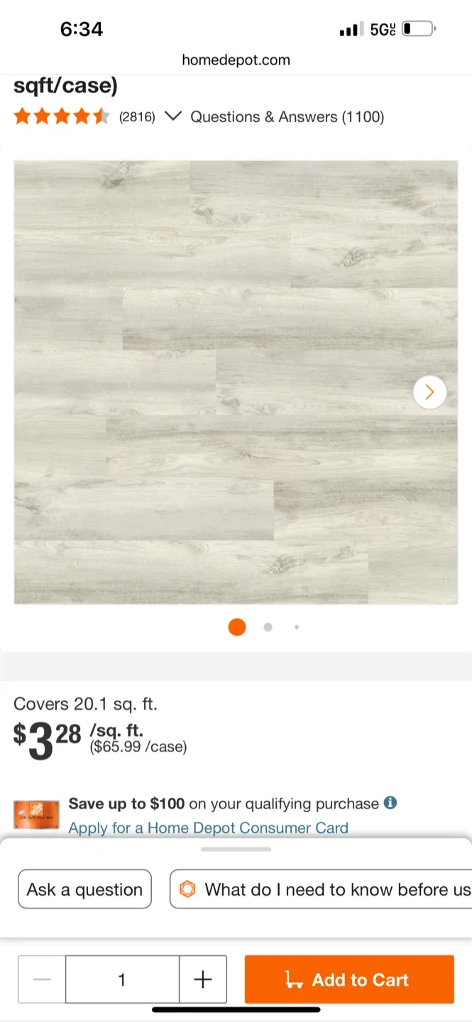 High Traffic Chiffon Lace Oak Vinyl Plank Flooring image indicator(5)