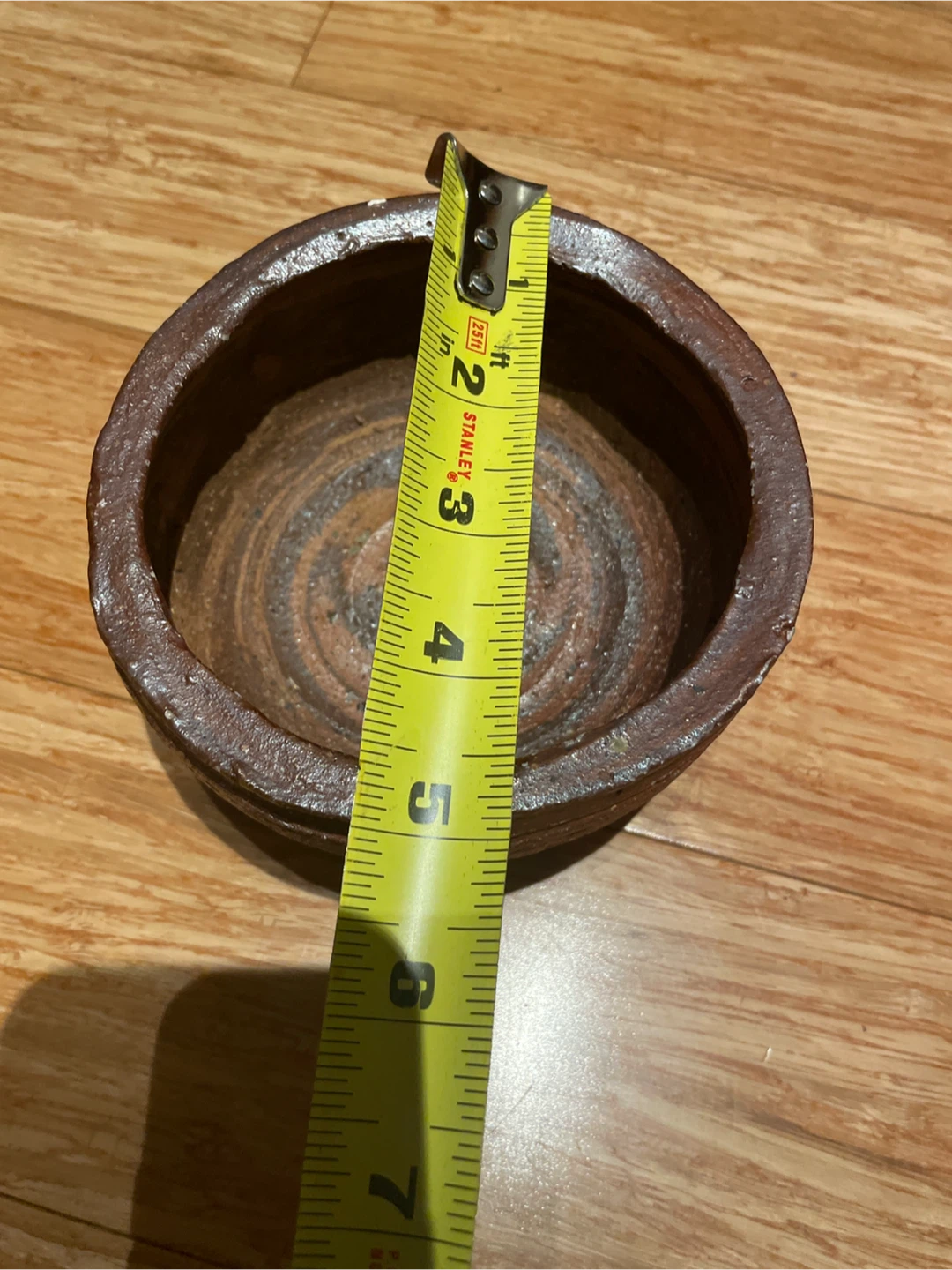 Japanese Handmade Clay Bowl, 5 inch diameter - photo 3