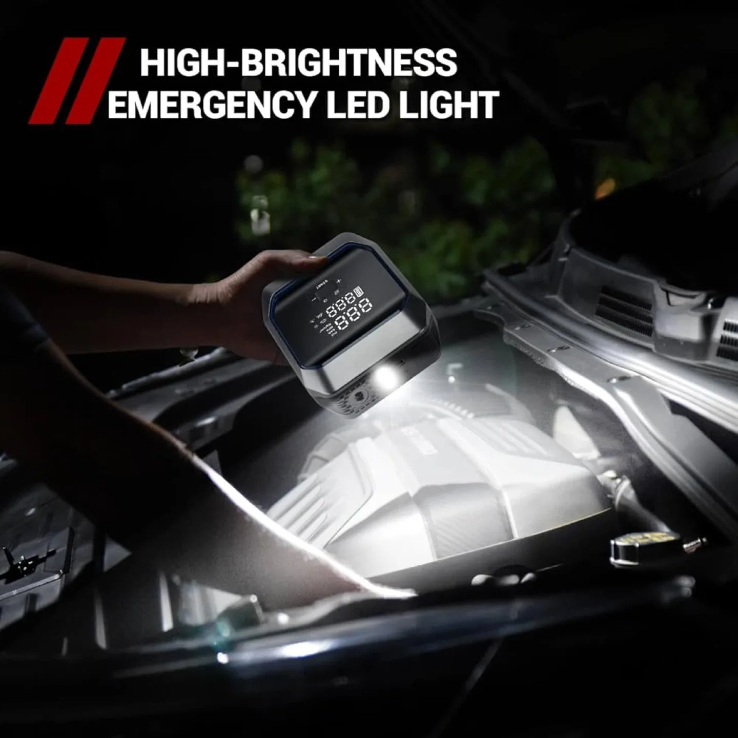 Portable Car Jump Starter & Air Compressor image indicator(4)