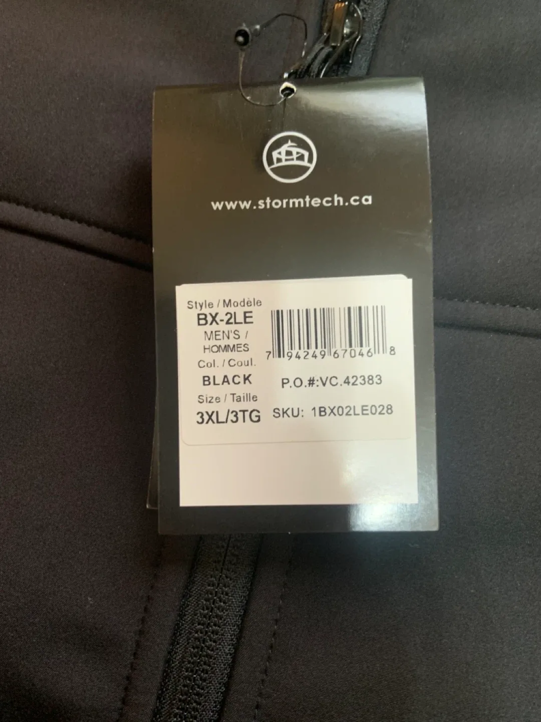 MENS Stormtech Performance Pepsi Jacket - Size 3XL image indicator(4)