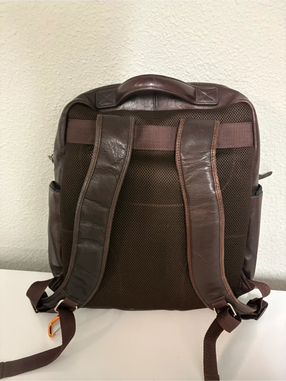 Bugatti Brown Leather Backpack image indicator(2)