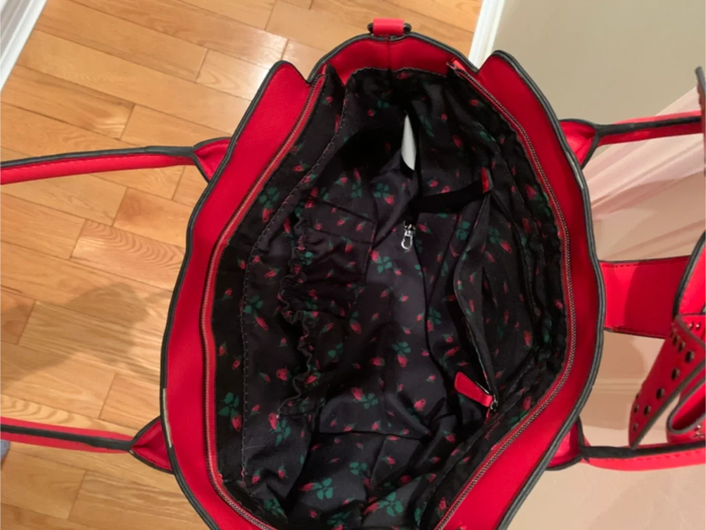 Betsey Johnson Red Tote Bag image indicator(3)