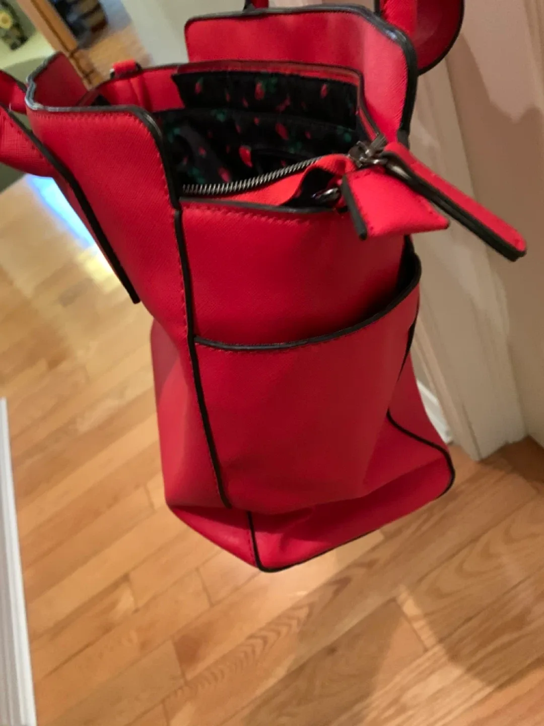 Betsey Johnson Red Tote Bag image indicator(4)