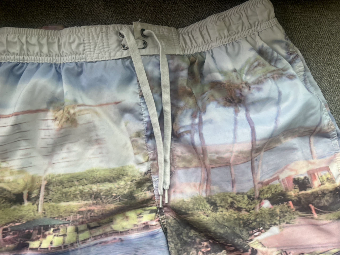 Mens M Swim Trunks - Beach Print - photo 2