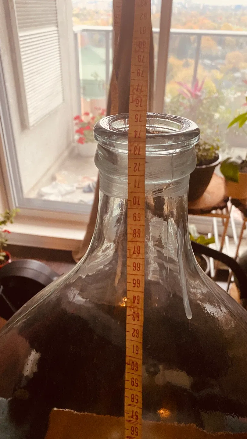 Large Glass Demijohn Bottle - 72cm Tall image indicator(2)