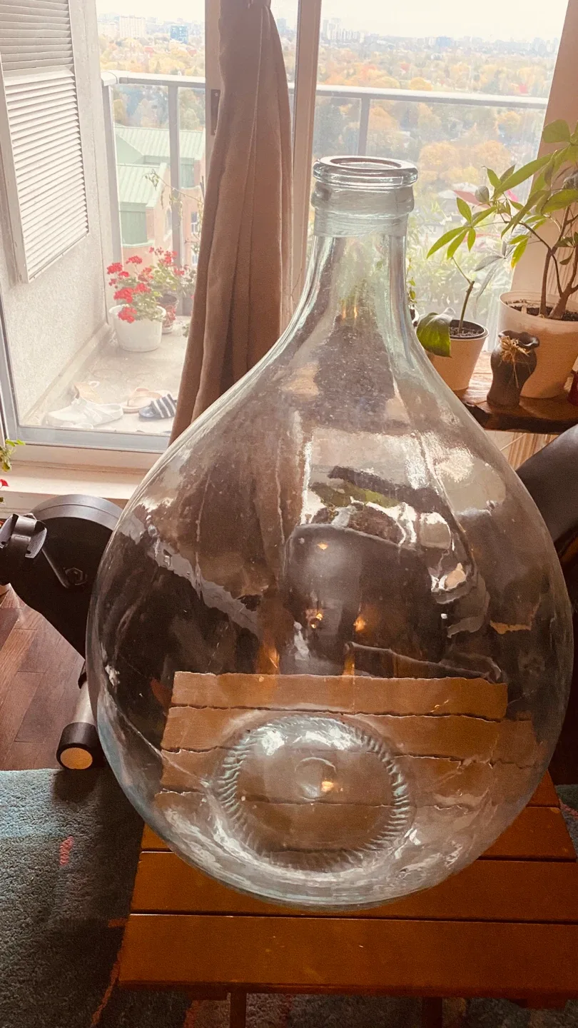 Large Glass Demijohn Bottle - 72cm Tall image indicator(3)