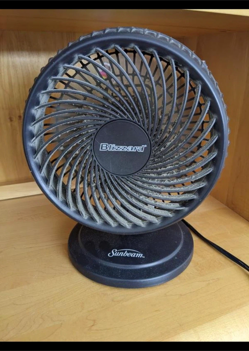 Sunbeam Blizzard Oscillating Table Fan 8”