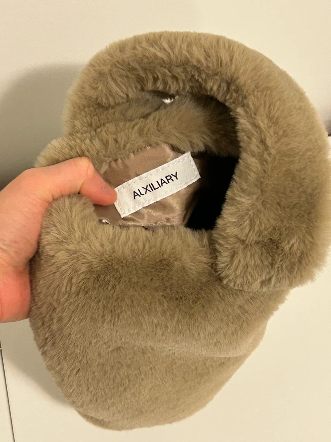 Aritzia Auxiliary Faux Fur Mini Tote Bag image indicator(2)