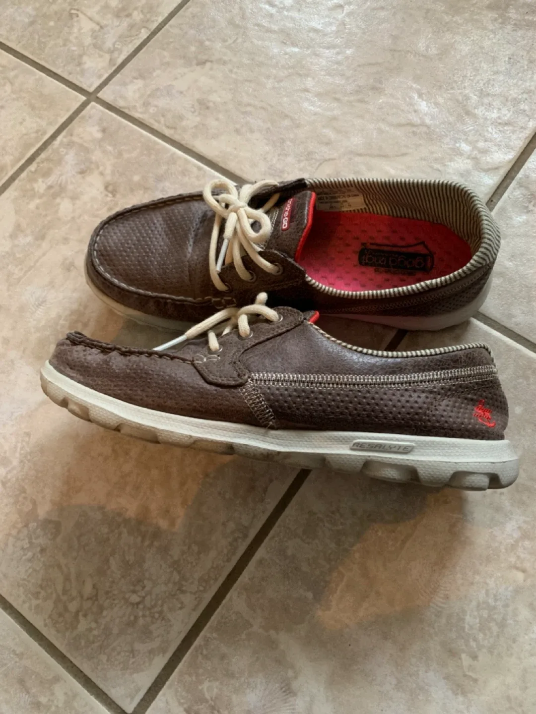 Skechers GOwalk Brown Boat Shoes image indicator(3)