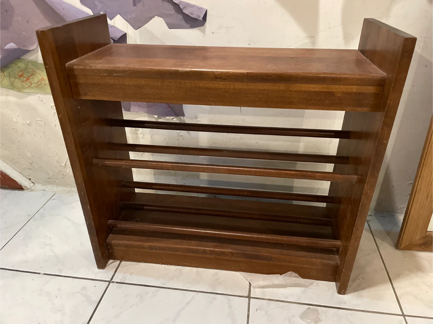 Wooden Shoe Rack