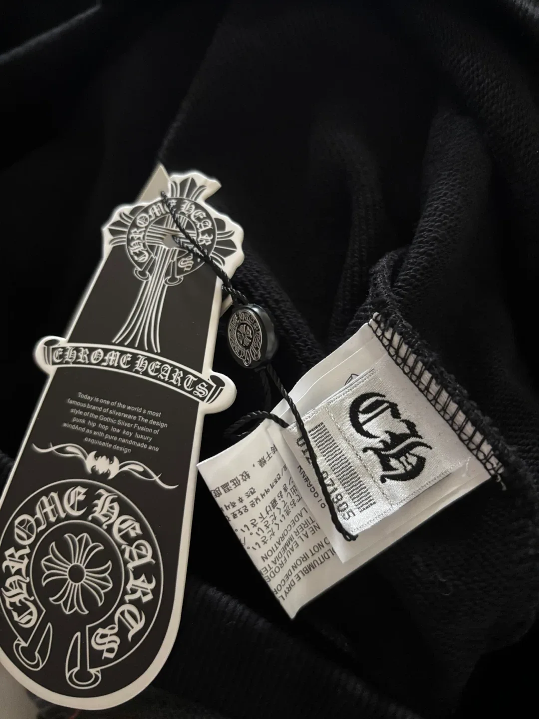 Chrome Hearts Black Zip-Up Hoodie image indicator(5)
