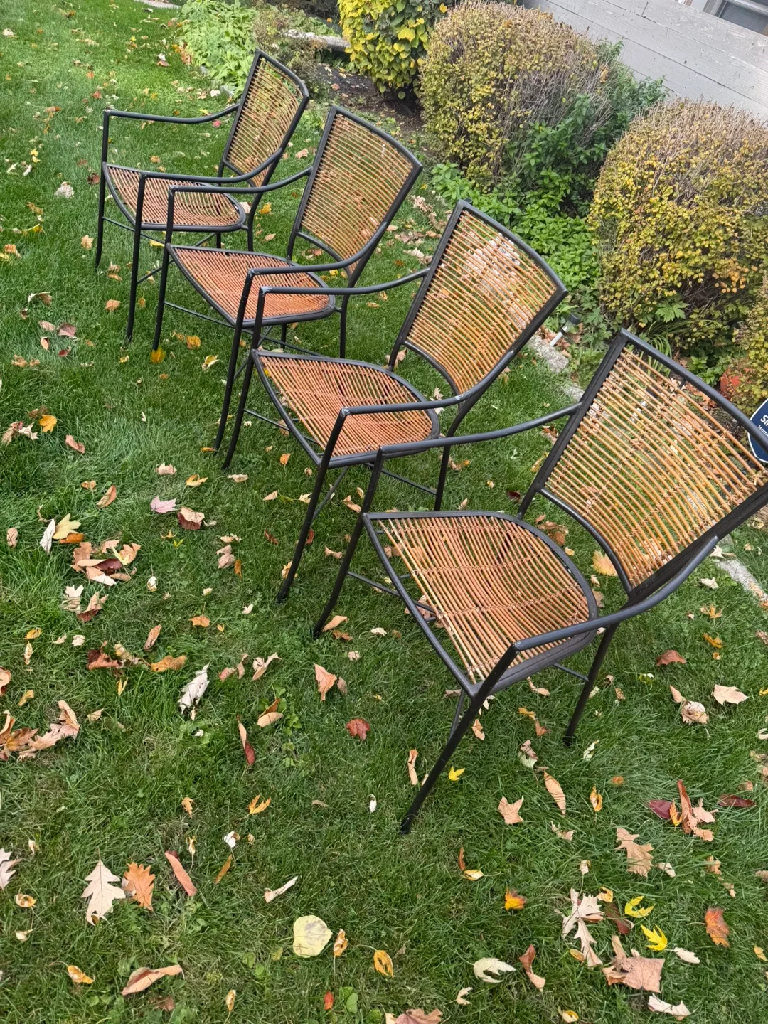 Set of 4 Outdoor Patio Chairs