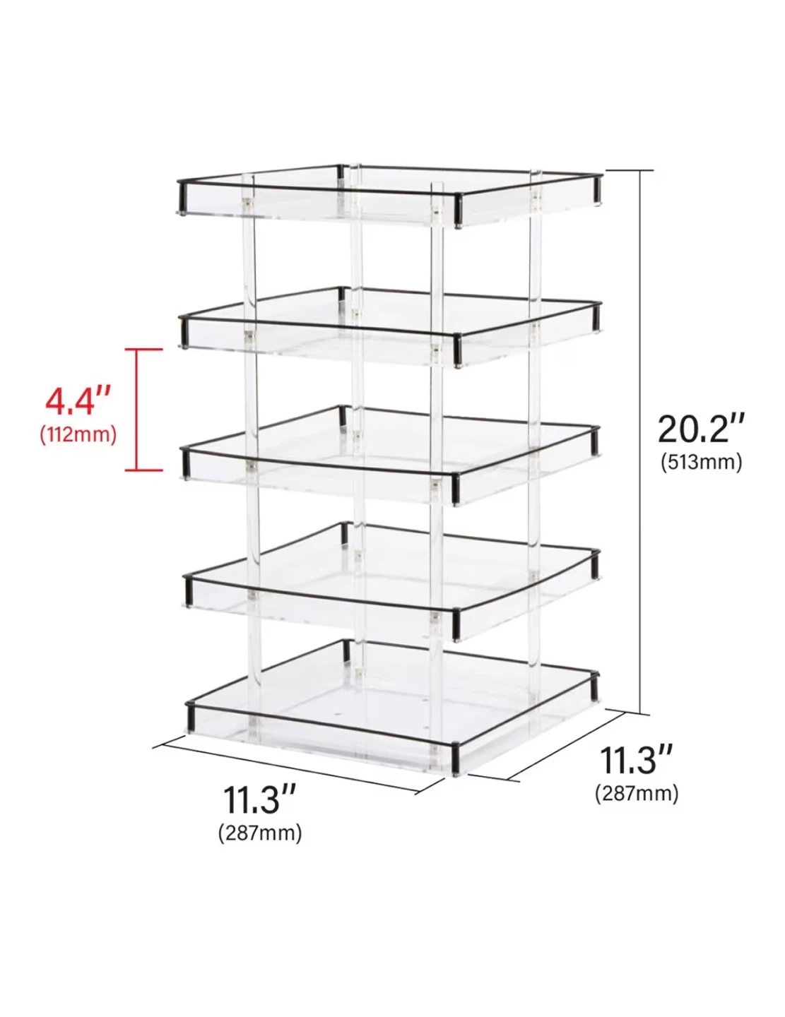 Acrylic Display Shelf - 5 Tier - photo 3