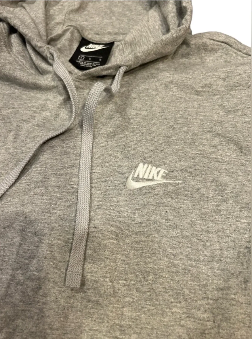 Nike Gray Hoodie Size L image indicator(5)