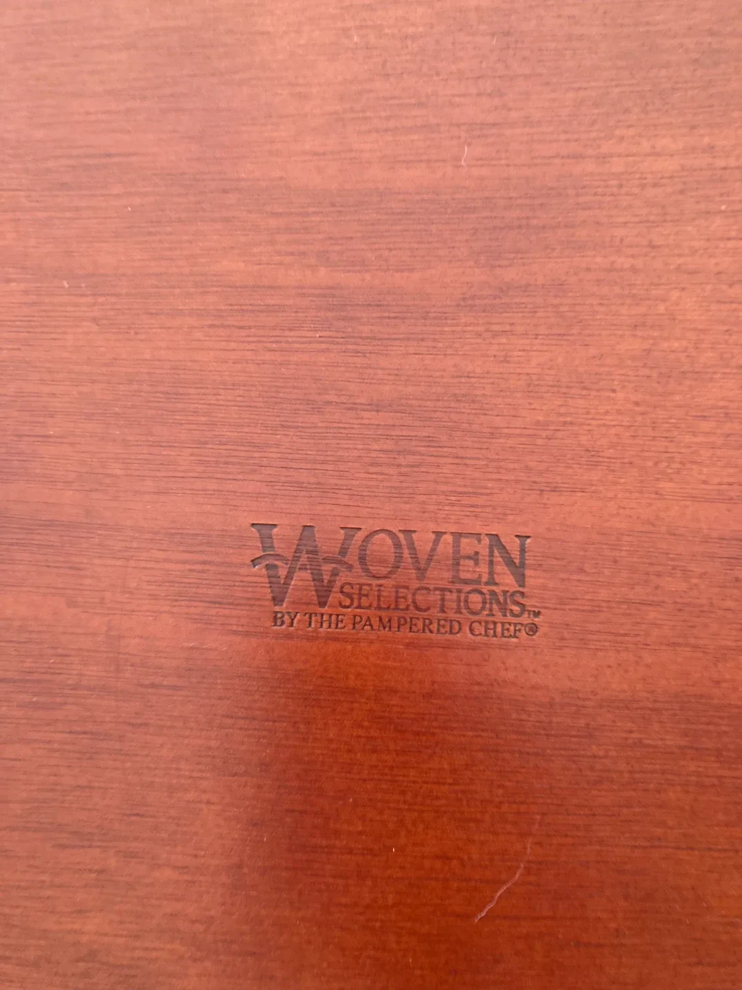 Woven Selections by Pampered Chef Rattan Tray image indicator(4)