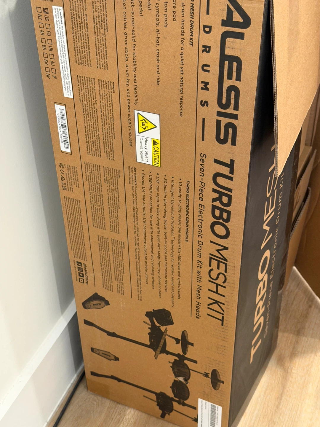 🥁 Alesis Turbo Mesh Kit – Electronic Drum Set (with Box) - photo 2