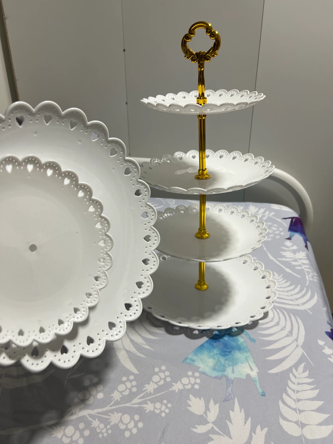 3-Tier Dessert/Cupcake Stand - White - photo 2