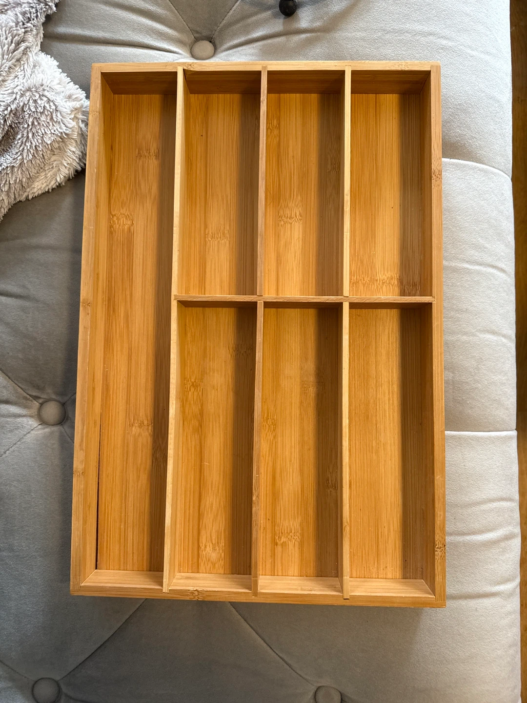 Free - bamboo drawer organizer & paper towel stand