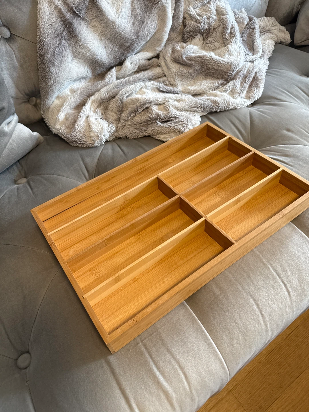 Free - bamboo drawer organizer & paper towel stand - photo 2