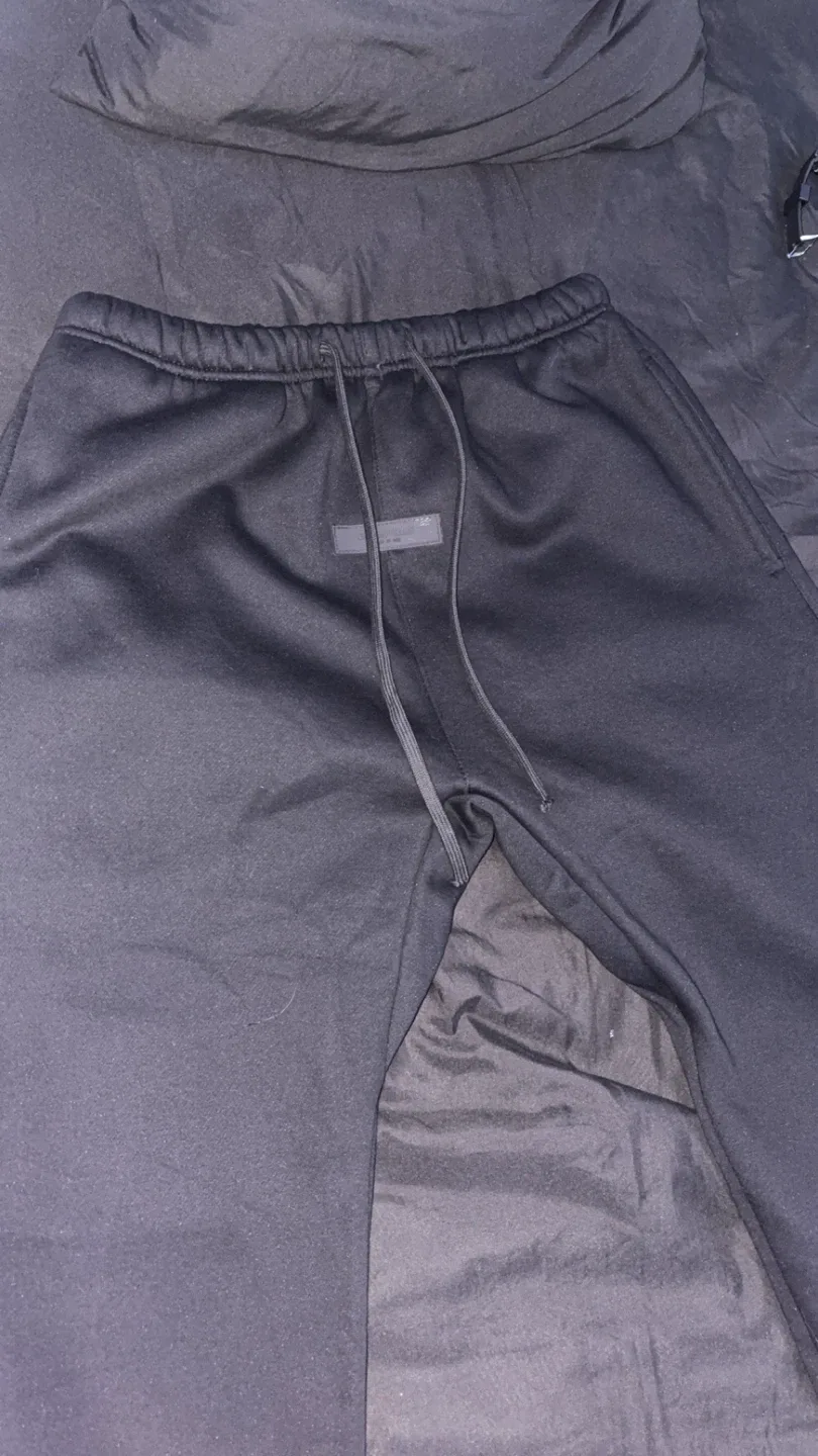 Essentials Black Sweatpants