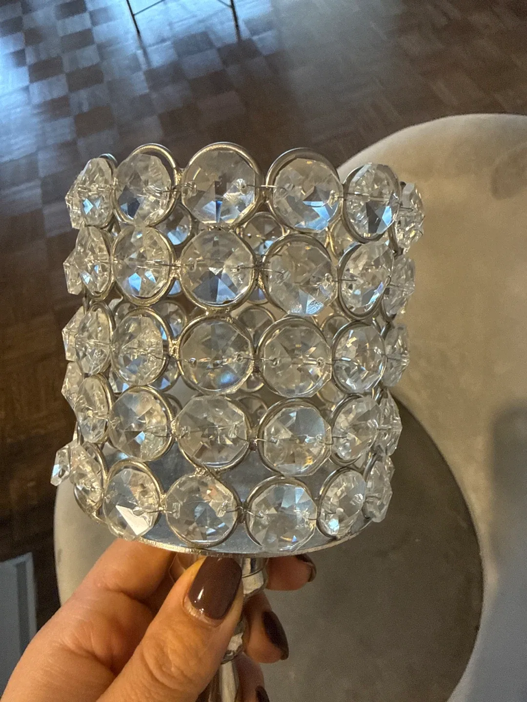Crystal Candle Holders (Set of 2) image indicator(4)