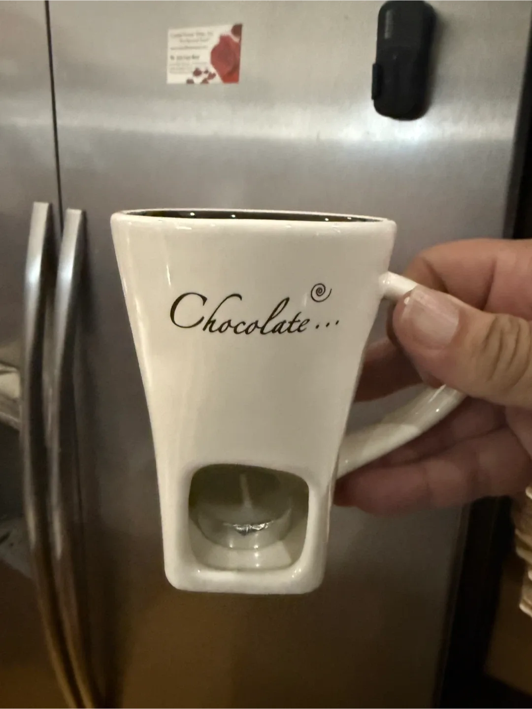 Chocolate Mug with Candle Holder image indicator(3)
