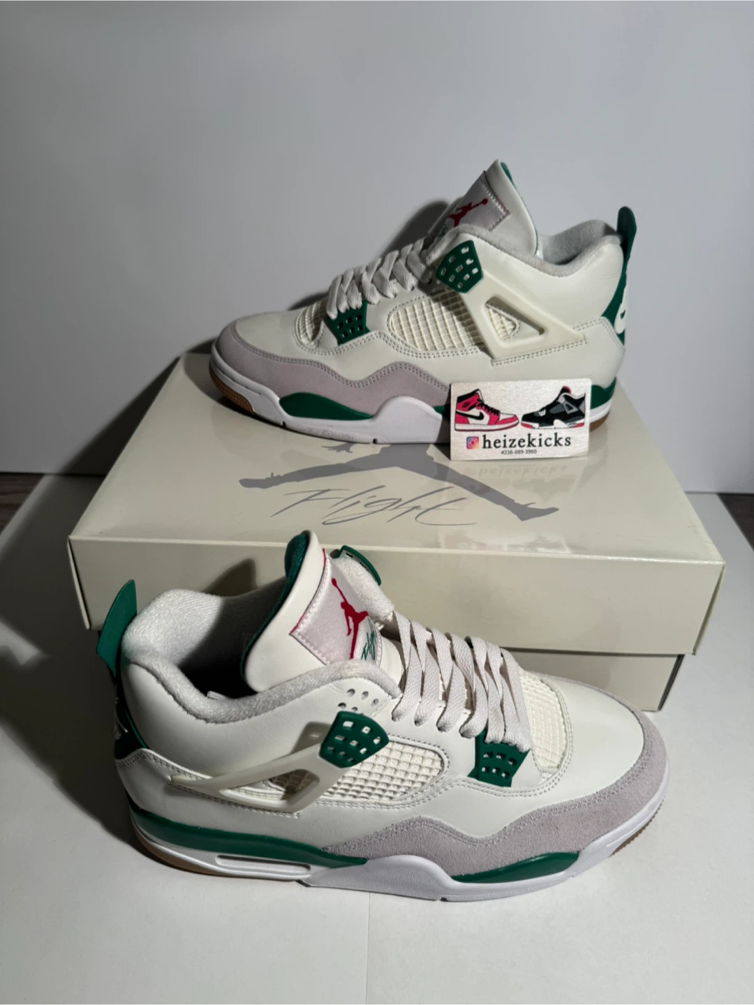 Jordan 4 SB Pine Green size 8.5 - photo 2