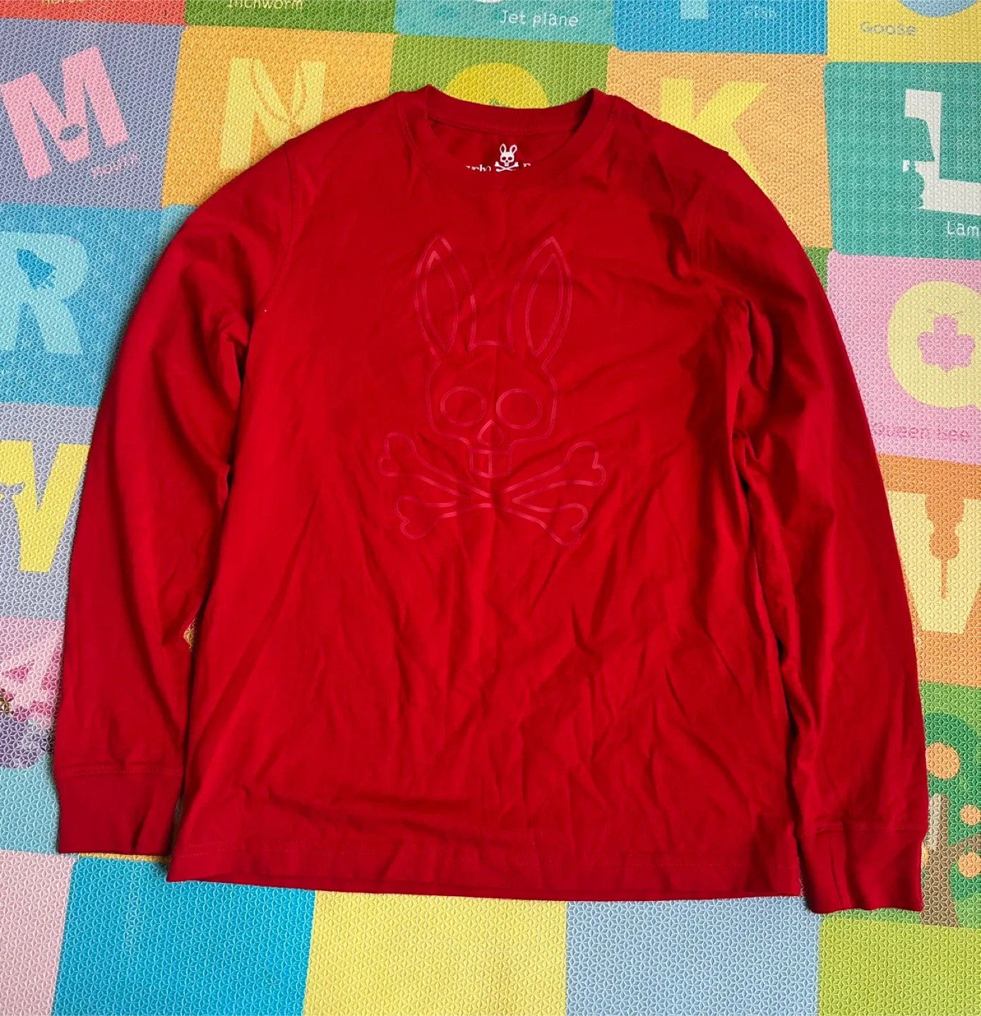 Psycho bunny Red Long Sleeve Shirt