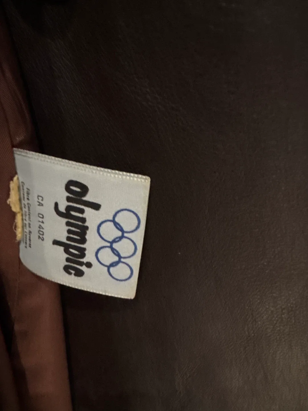 Olympic Brown Leather Coat image indicator(3)