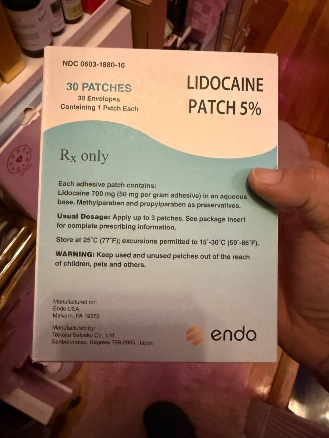 Lidocaine Patch 5% - 30 Patches - photo 3