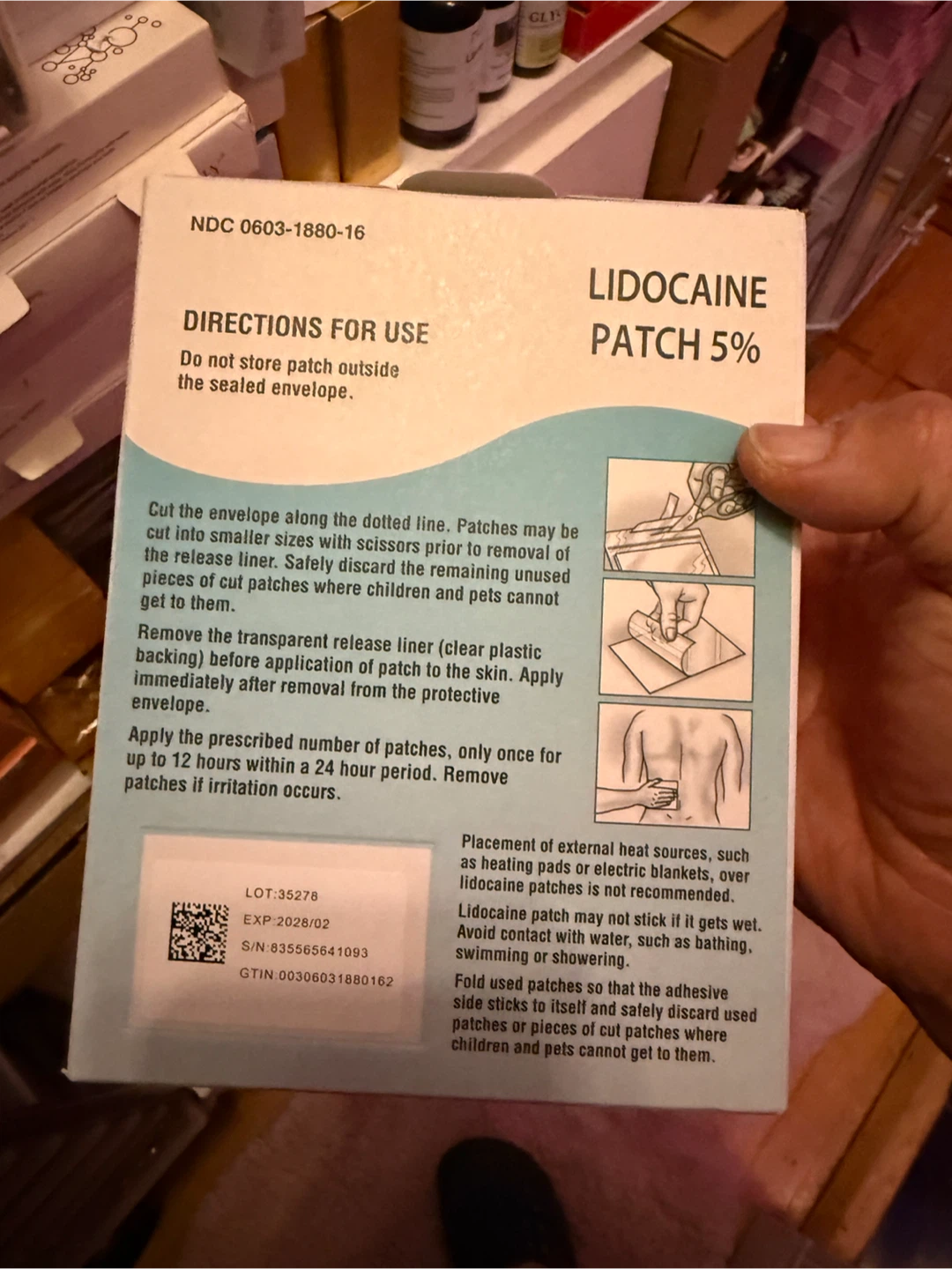 Lidocaine Patch 5% - 30 Patches - photo 2